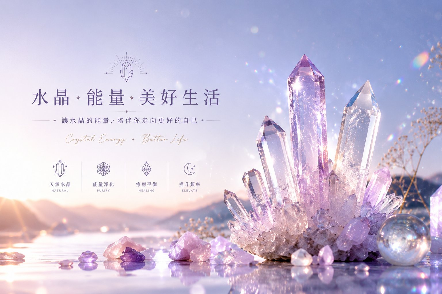 繫晶 · 水晶能量療癒